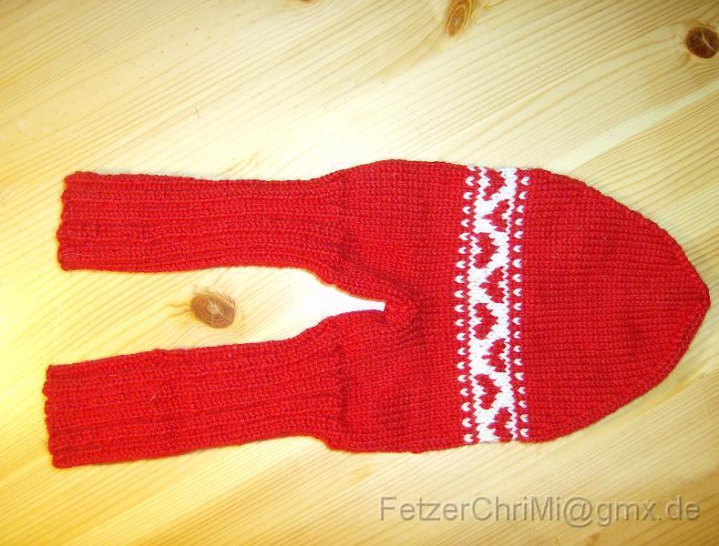 HPIM6432.JPG - Pärchenhandschuh mit Einstrickmuster