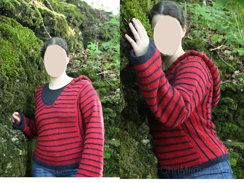 Pulli.jpg - Endlich fertig! Mein roter Pulli